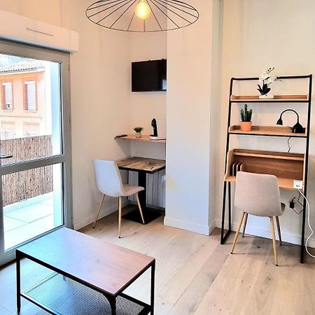 Studio Chic & Balcon - Hypercentre - Gare - Metro Toulouse Exterior photo